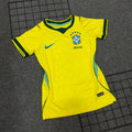 Camisa Seleção Brasil Home Copa 2026 Amarela Feminina