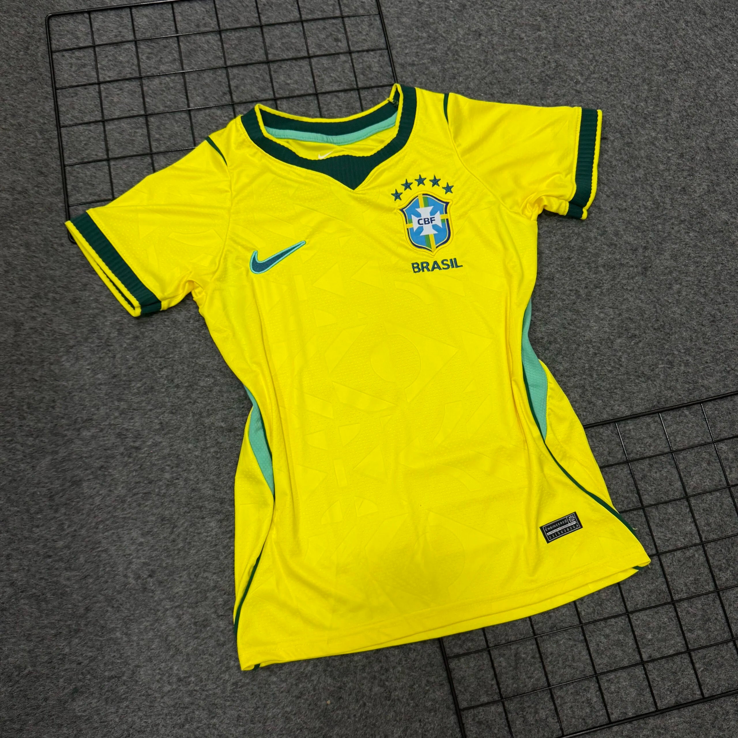 Camisa Seleção Brasil Home Copa 2026 Amarela Feminina