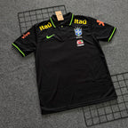 Camisa preta gola polo do Brasil 26/27
