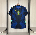 Camisa Seleção Brasil Away Copa 2026 - Masculina - Modelo Torcedor - Azul e Preta