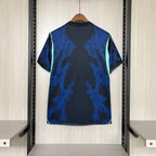 Camisa Seleção Brasil Away Copa 2026 - Masculina - Modelo Torcedor - Azul e Preta
