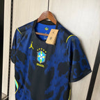 Camisa Seleção Brasil Away Copa 2026 - Masculina - Modelo Torcedor - Azul e Preta
